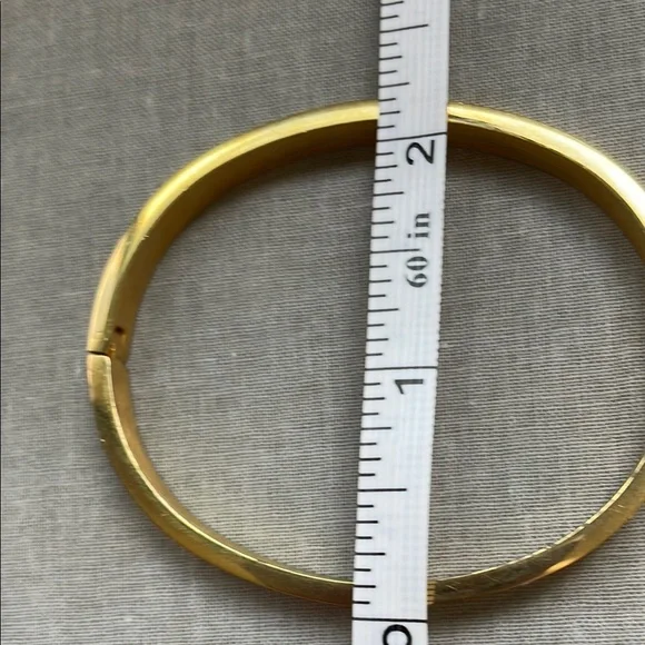 Gold Plated Bracelet for Women with Cubic Zirconia Stones Stainless Steel - Picture 9 of 9